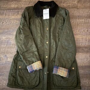 NWT Barbour Women's Quilted Utility Jacket